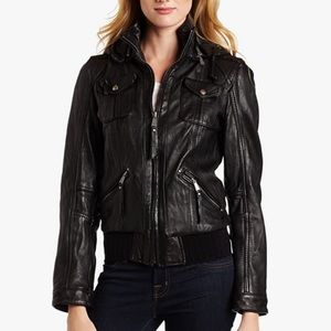 Michael Kors Womens Leather Jacket